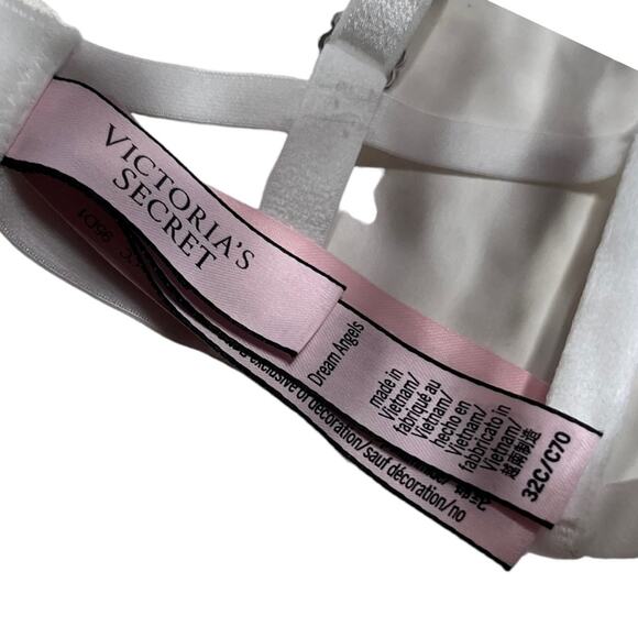 Victoria’s Secret Dream Angels Secret Garden Open Cup Caged Balconette Bra 32C - Picture 3 of 3